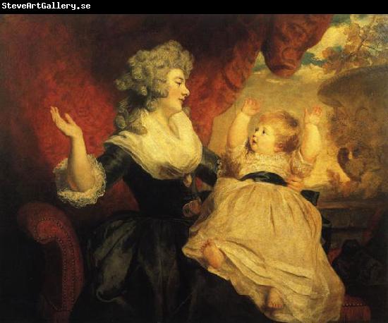 Sir Joshua Reynolds The Duchess of Devonshire and her Daughter Georgiana